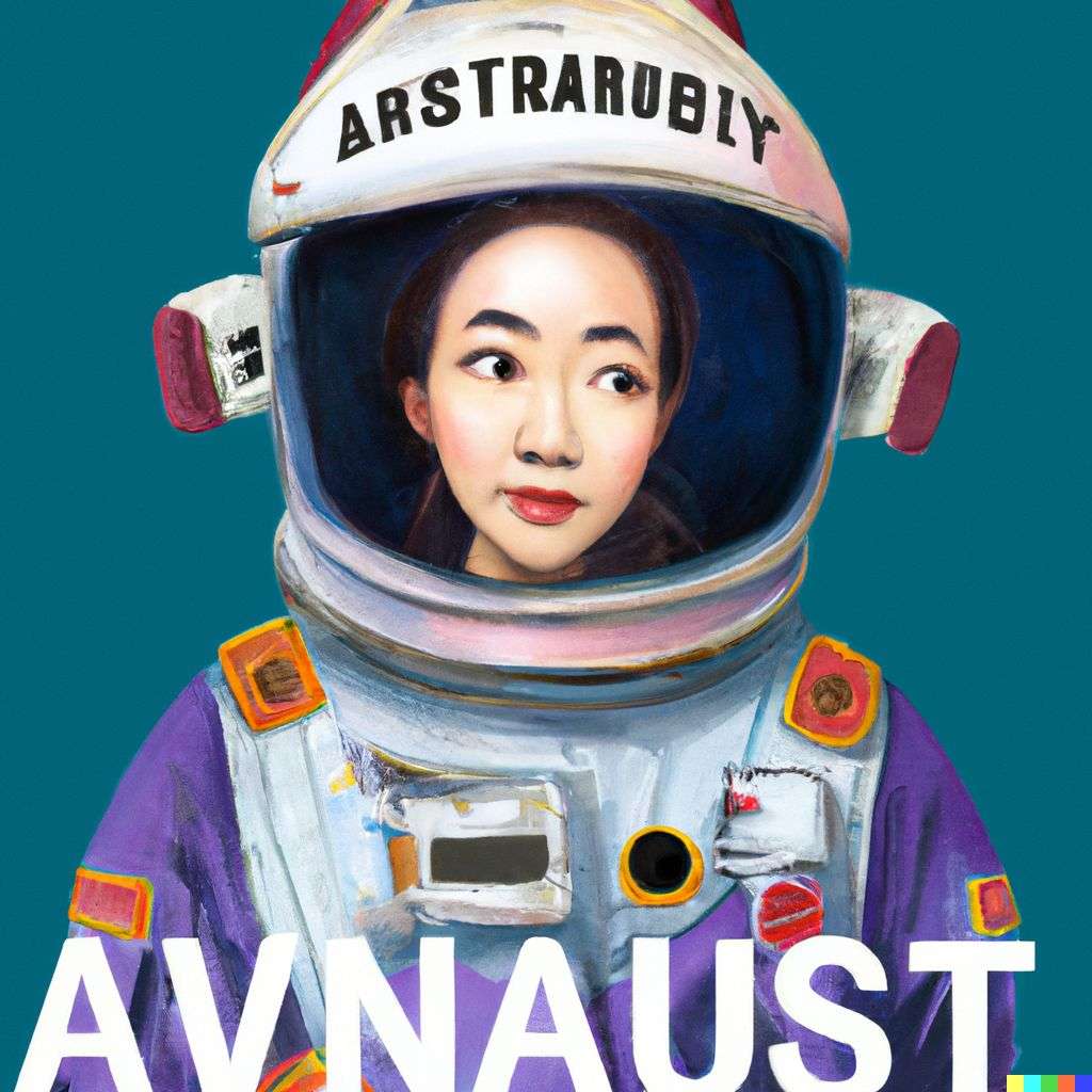 an astronaut, promotional poster for a Disney movie